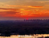 北京绝美晚霞,北京绝美天空画卷的浪漫演绎